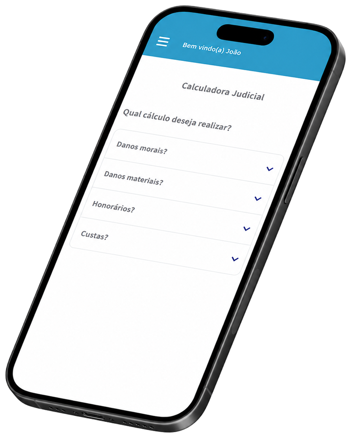 App Jusfine: calculadora judicial no celular